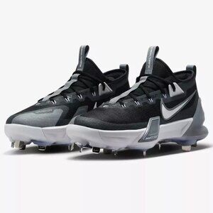 Nike Force Zoom Trout 9 Elite Mens Metal Baseball Cleats Black FB2906-001